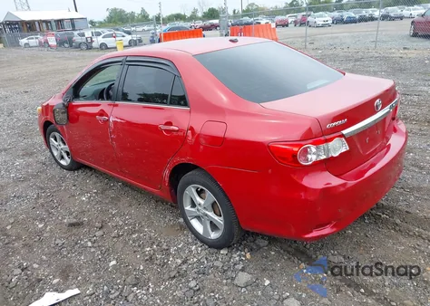 2013 Toyota Corolla Le из США, поврежденный, VIN 2T1BU4EE4DC011085